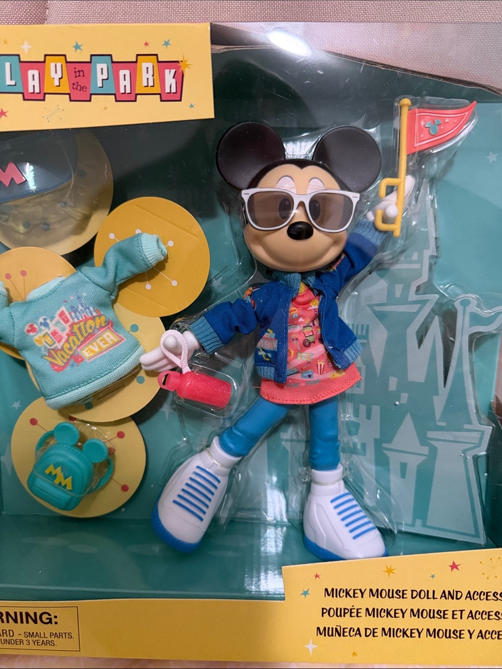 Disney Mickey Mouse Doll &Accessories. Play in the Park Mickey Mouse